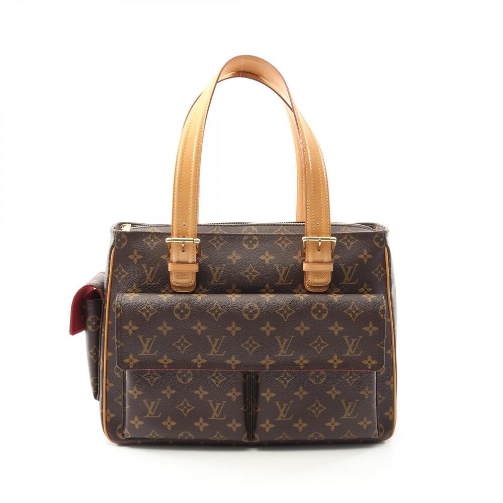 Louis Vuitton Multiplicit Handbag Canvas Leather Monogram Brown